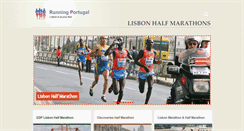 Desktop Screenshot of lisbon-half-marathons.com